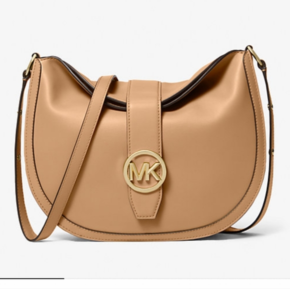 Michael Kors Camel "Gabby" Small Hobo Shoulder Bag - Picture 1 of 11